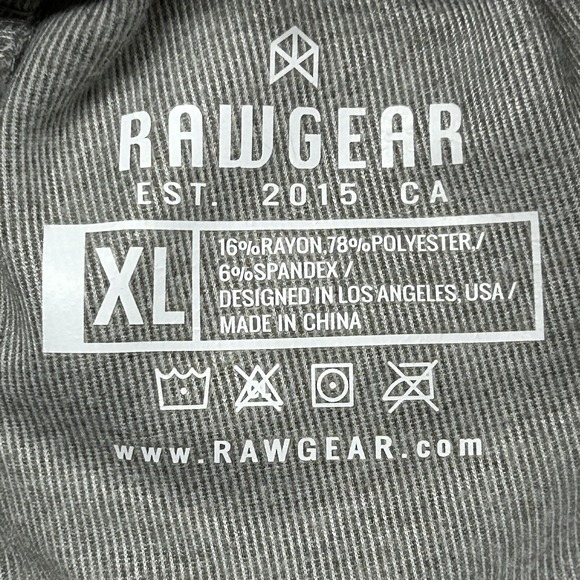 RAWGEAR Joggers Mens XL Gray Activewear Gym Training Bradley Martyn Track Pants - Picture 8 of 16